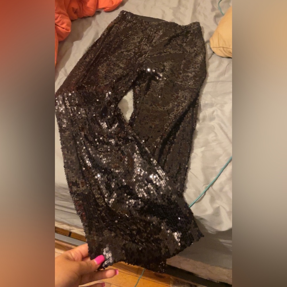 Sequined pants